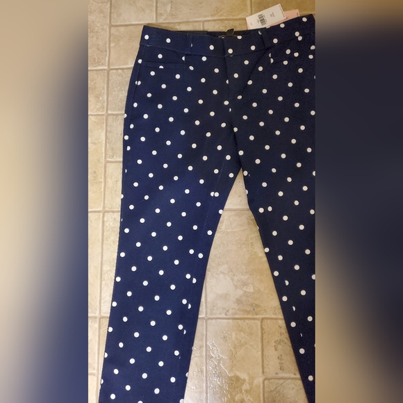 Banana Republic 0petite Polka Dot Sloan Pant - Picture 2 of 7